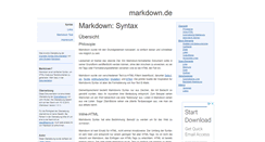 Desktop Screenshot of markdown.de